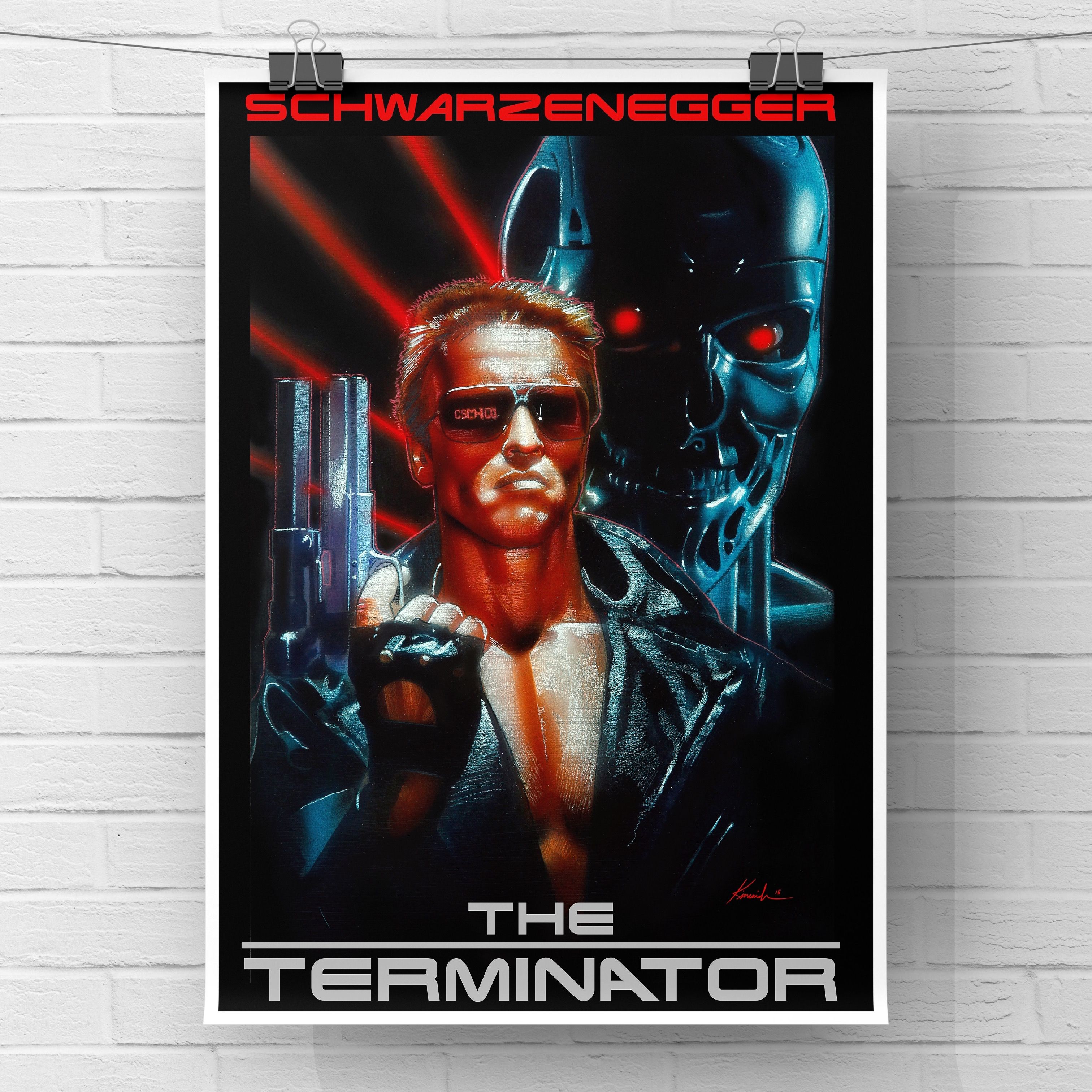 Постер"TheTerminator/Терминатор-Постерпофильмудляинтерьераидекора",42смх29см