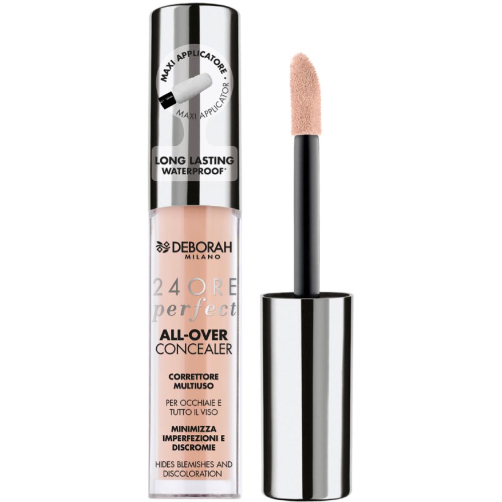 DEBORAH Корректор жидкий 24 ORE PERFECT ALL OVER CONCEALER тон 01 белоснежный