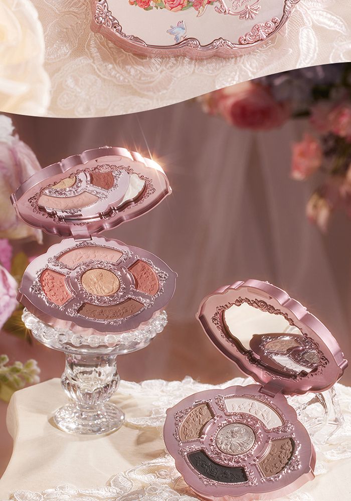 Пятицветные тисненные тени для век Flower Knows Midsummer Night(图16)