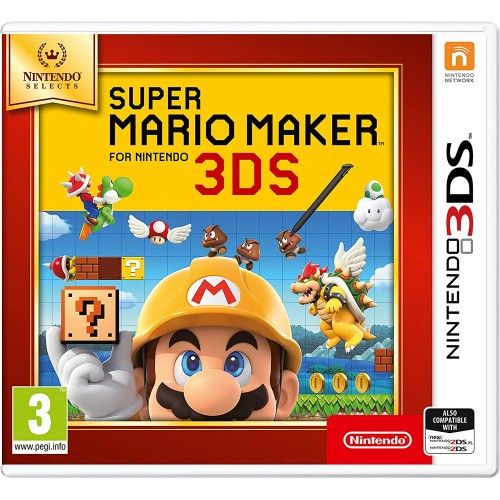 Игра Super Mario Maker (Nintendo Selects) (Nintendo 3DS, Русская версия)