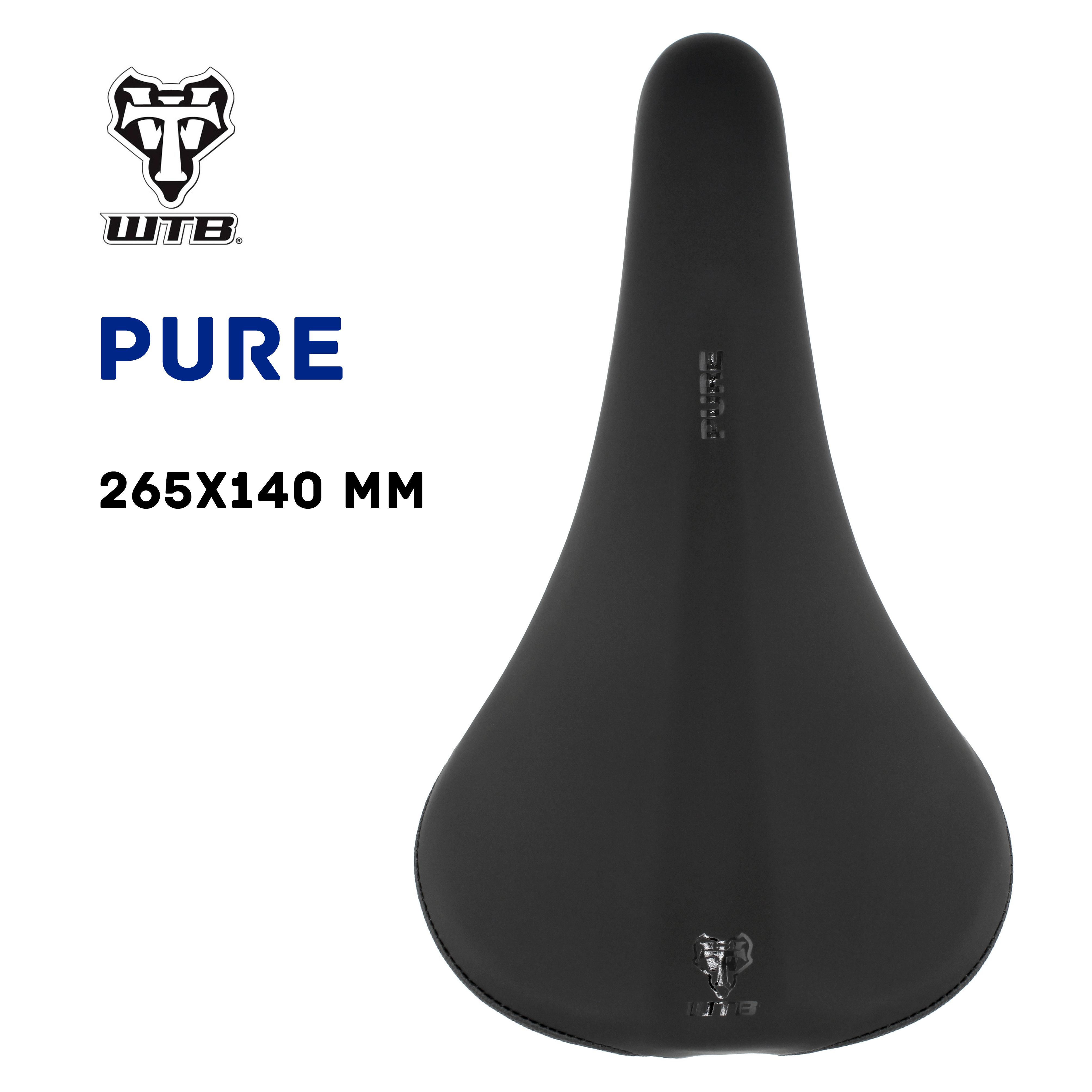 Седло велосипедное WTB Pure 265x140 Medium Steel