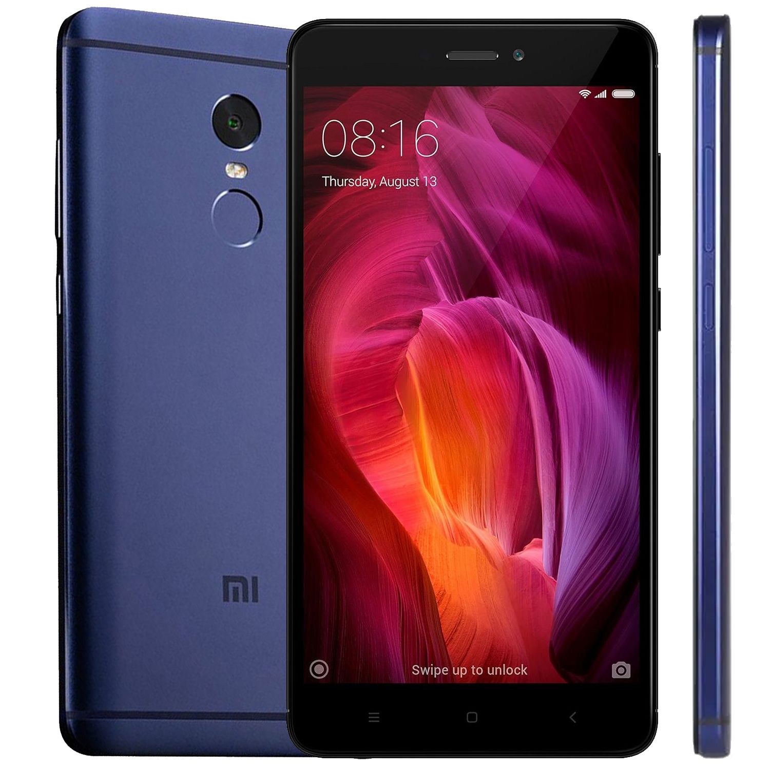 RedmiСмартфонRedmiNote4Мобильныйтелефон5.5"13МП4100мАчGlobal3/64ГБ,синий