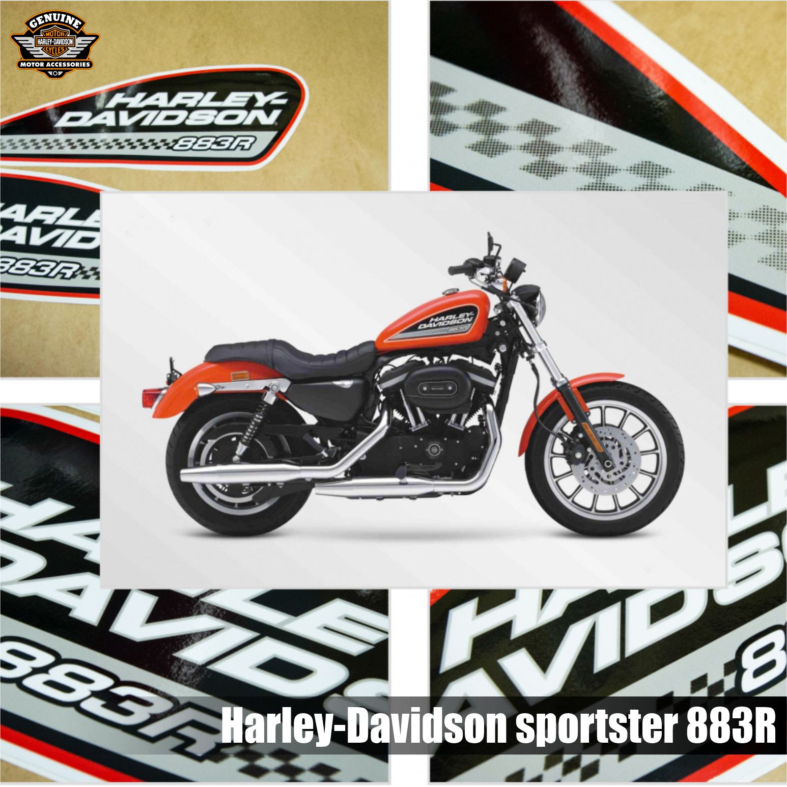 НаклейкиHarley-DavidsonSportster883R