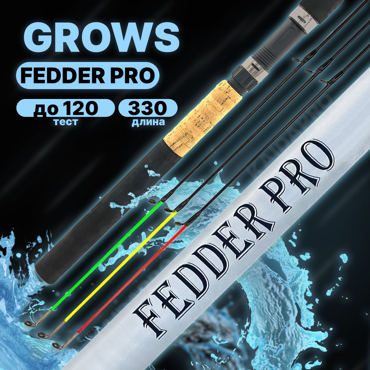 УдилищефидерноеGROWSCULTUREFEDDERPRO120гр330см