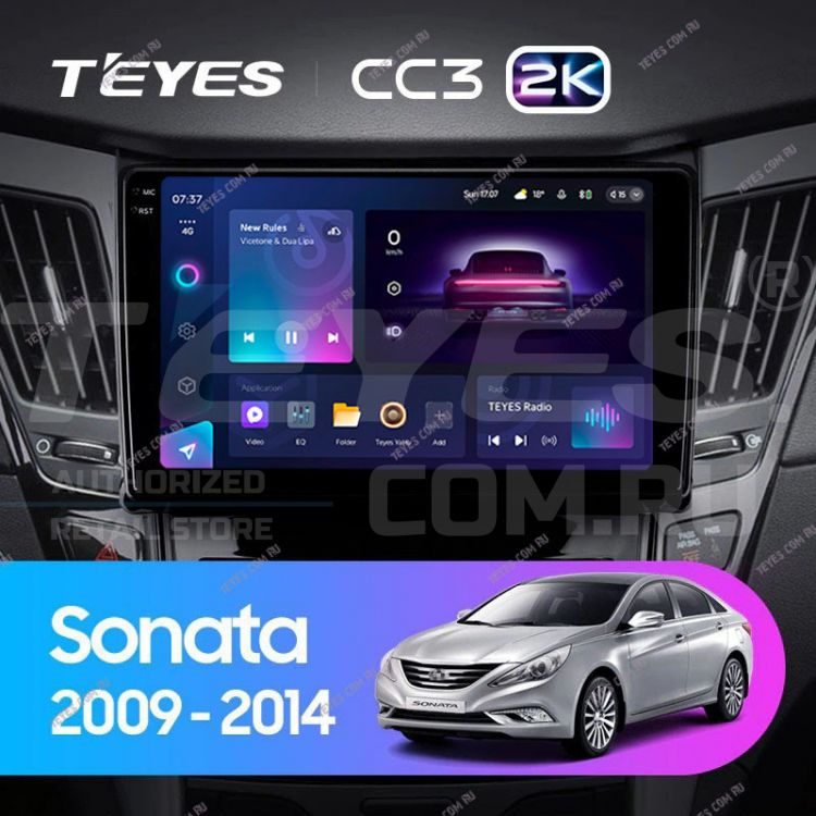 ШтатнаямагнитолаTeyesCC32K6/128HyundaiSonata6YF(2009-2014)Тип-A