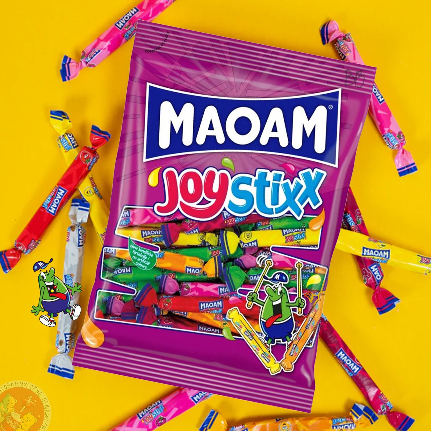 Жевательные фруктовые конфеты MAOAM 200 грамм Германия