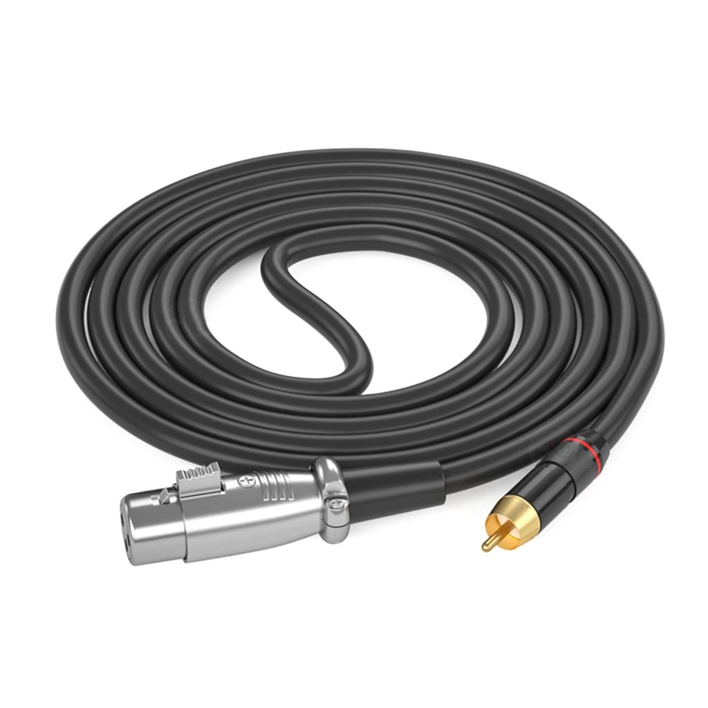 RUISINERYАудиокабельRCA/XLR,0.5м,черный