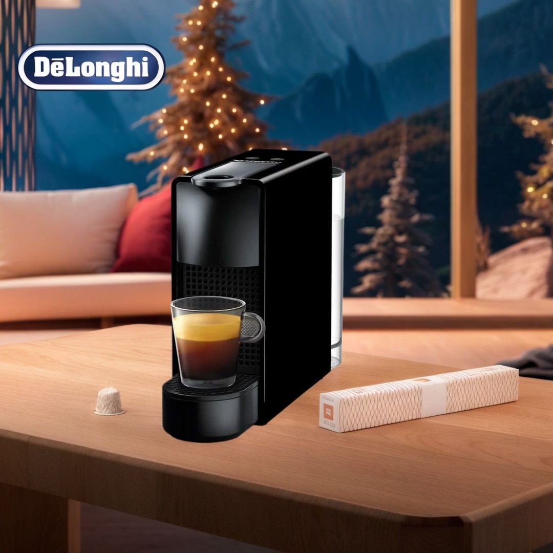 Nespresso Капсульная кофемашина DeLonghi Essenza Mini C30, черный