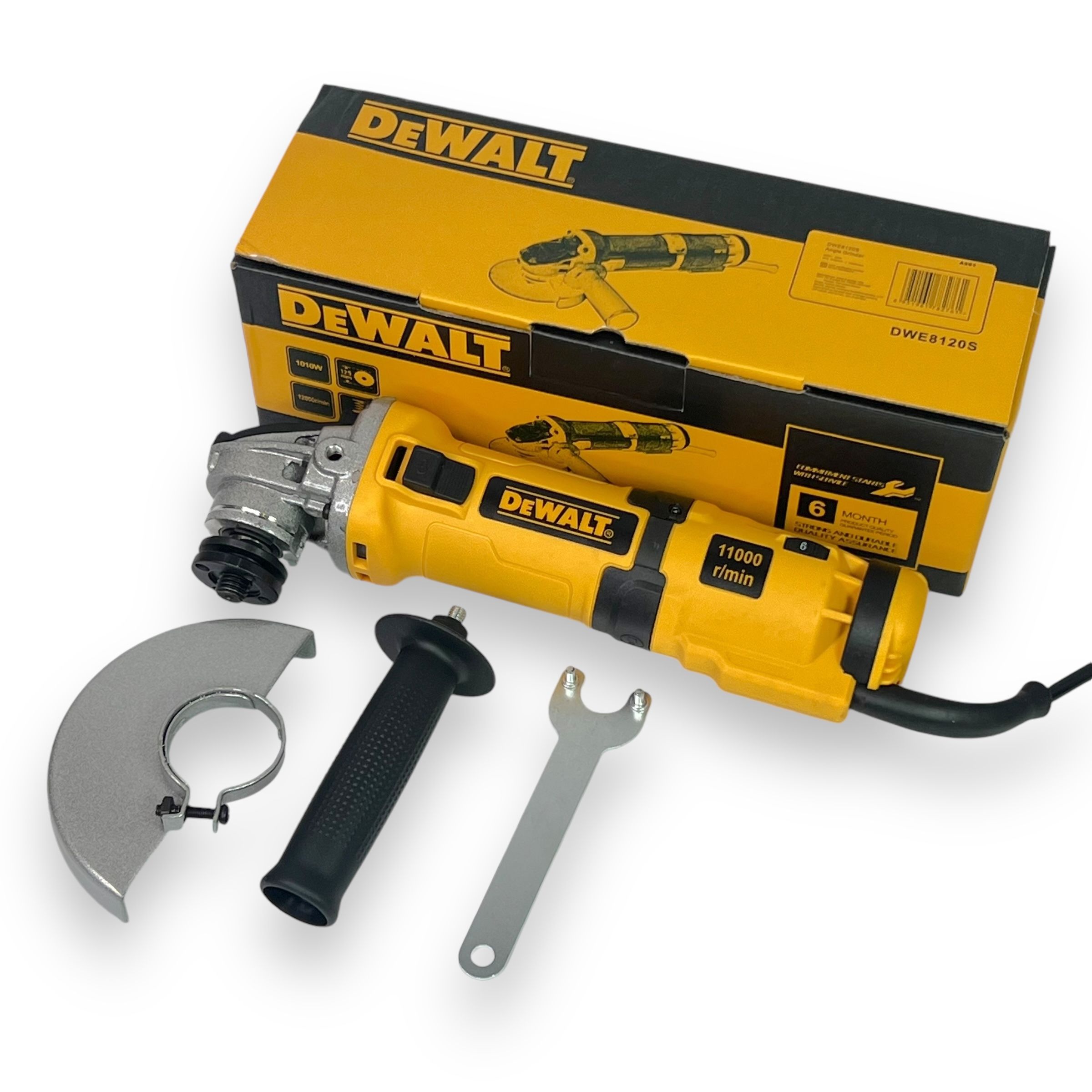 УШМ DeWalt / Болгарка 125 с регулировкой оборотов, 1150 Вт