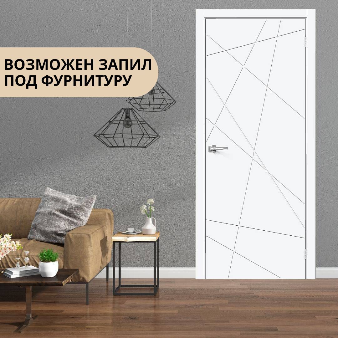 Межкомнатная дверь Граффити 5D White Silk 800х2000 глухая (комплект) купить на OZON по низкой цене (1617929692)