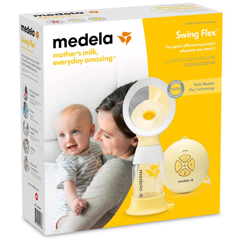 Medela молокоотсос электрический, двухфазный одинарный "Swing Flex"