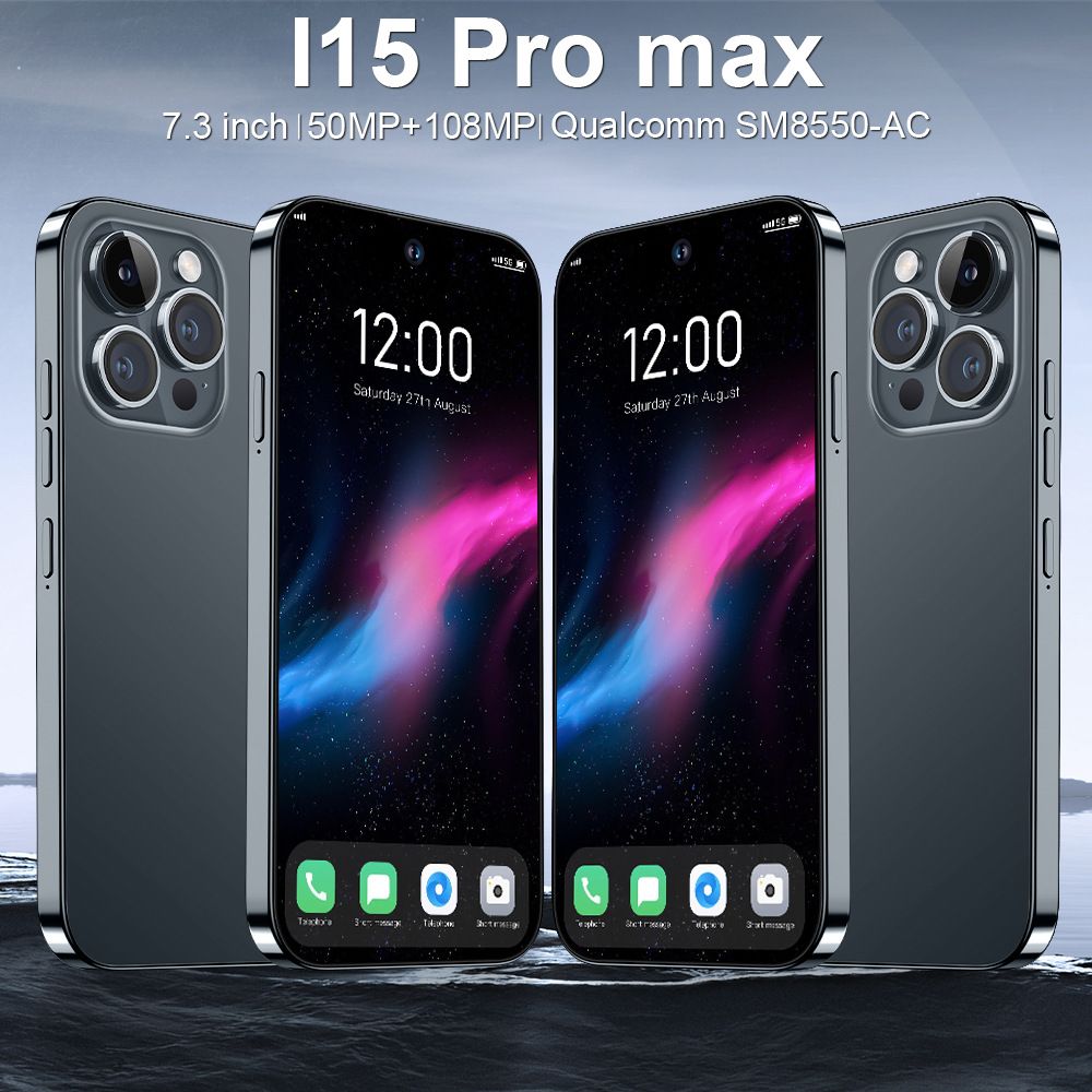 Смартфон i15proMax CN 8/512 ГБ, черный