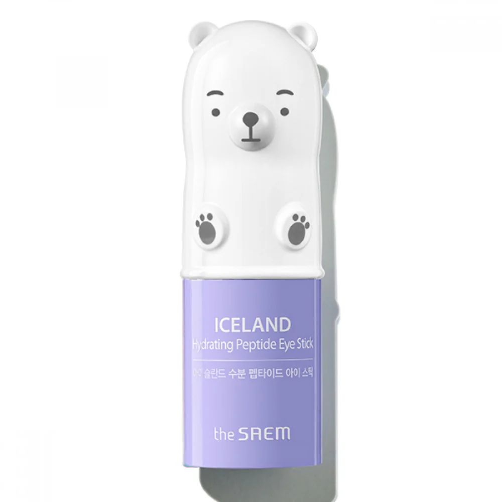 The Saem Iceland Hydrating Peptide Eye Stick бальзам для кожи вокруг глаз с ледниковой водой и пептидами (7гр.)