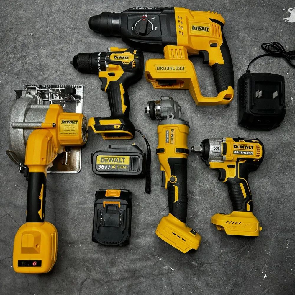 Набор аккумуляторного инструмента DeWalt 5в1 36V