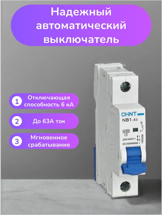 CHINTАвтоматическийвыключатель6А