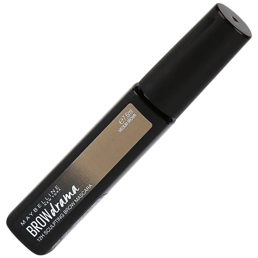 MAYBELLINE NEW YORK Brow Drama 12H Sculpting тушь для бровей, оттенок medium brown