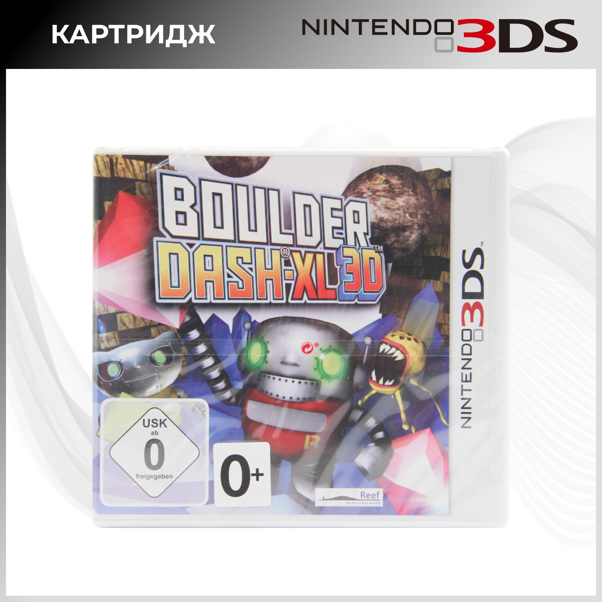 Игра Boulder Dash-XL 3D (Nintendo 3DS, Новая) (Nintendo 3DS, Английская версия)