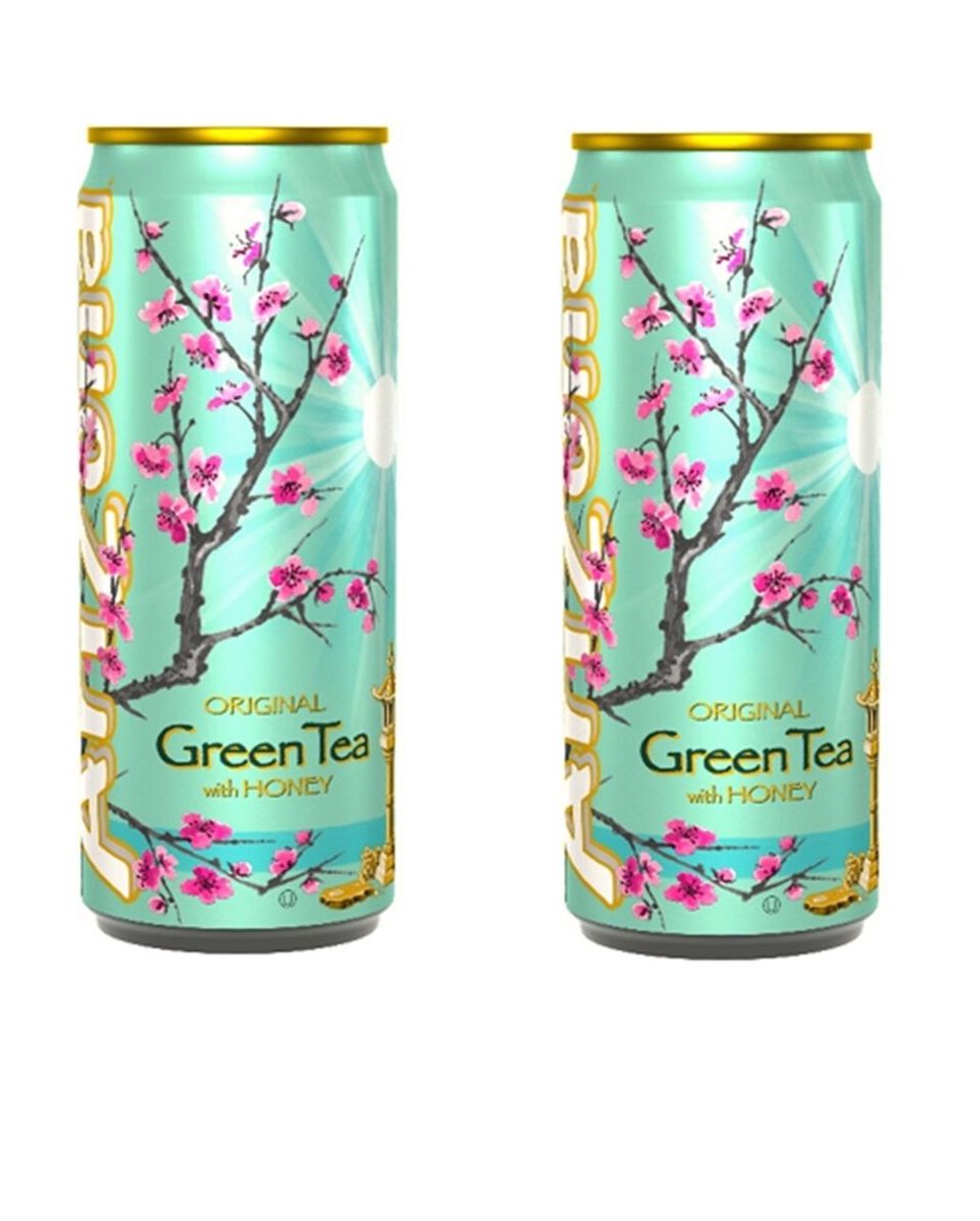 Напиток негазированный Green Tea зелёный чай с мёдом, AriZona, 2 шт. по 0.5 л, Германия