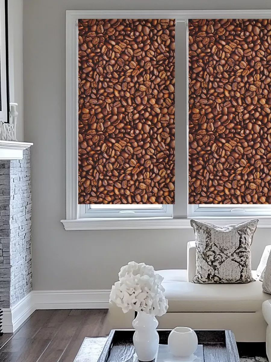 Рулонные шторы в интерьере