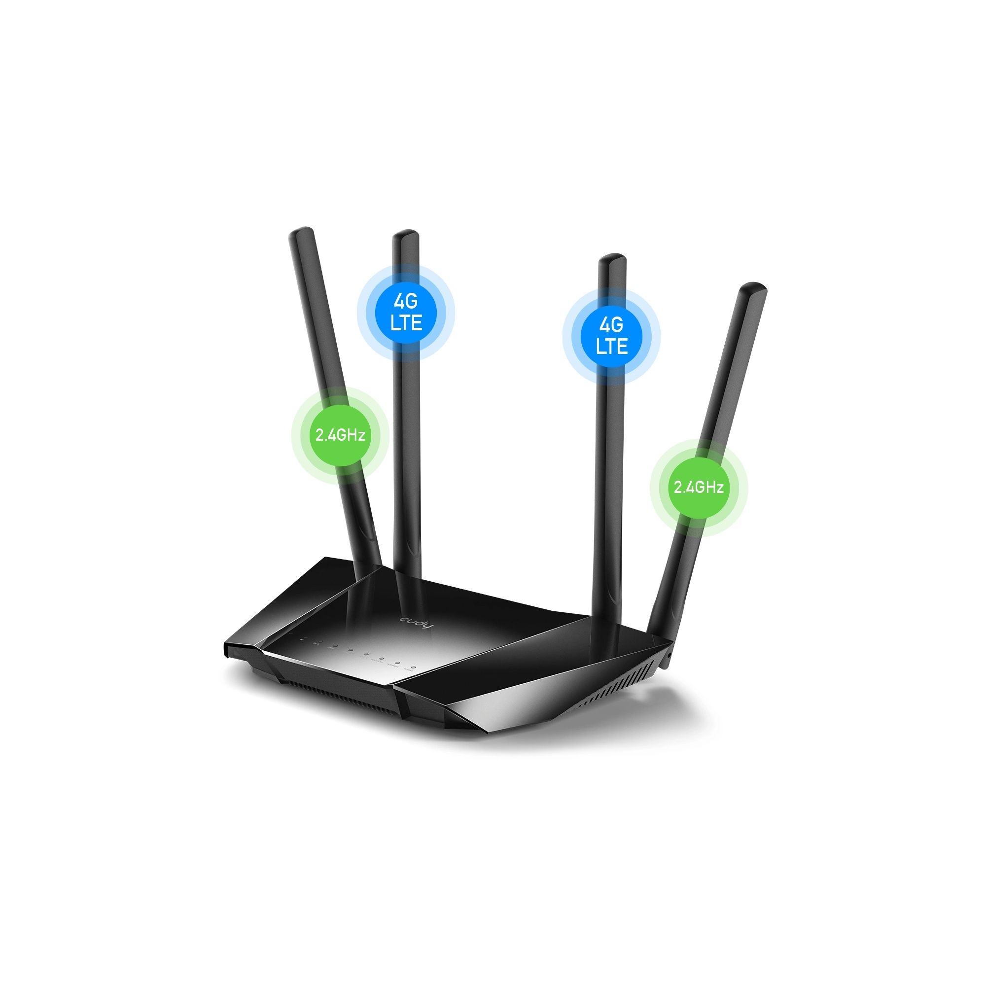 Роутер беспроводной Cudy LT400 черный