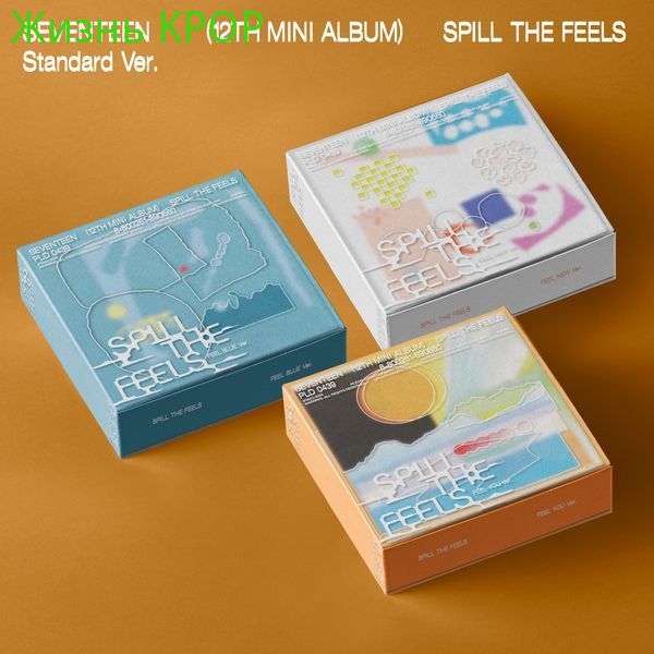 Альбомы SEVENTEEN - 12th Mini Album SPILL THE FEELS (Standard Ver.) (Random Ver.)