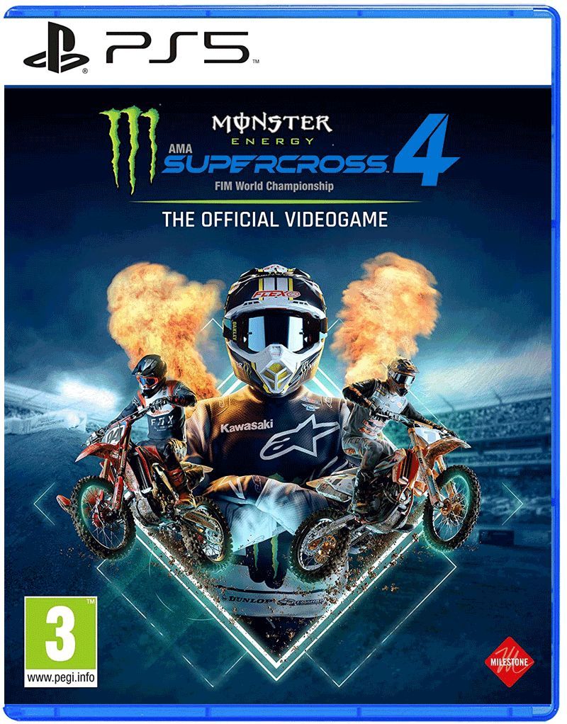 Игра Monster Energy Supercross - The Official Videogame 4 PS5, английская версия (EU) (PlayStation 5, Английская версия)