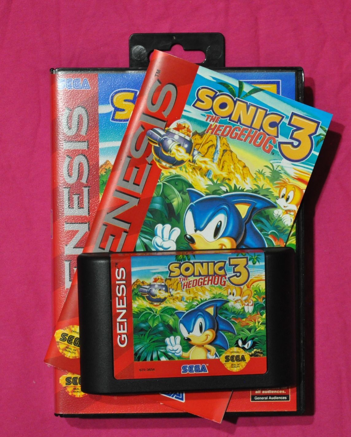 Соник 3 (Sonic the Hedgehog 3) Sega 16 Бит регион NTSC-U