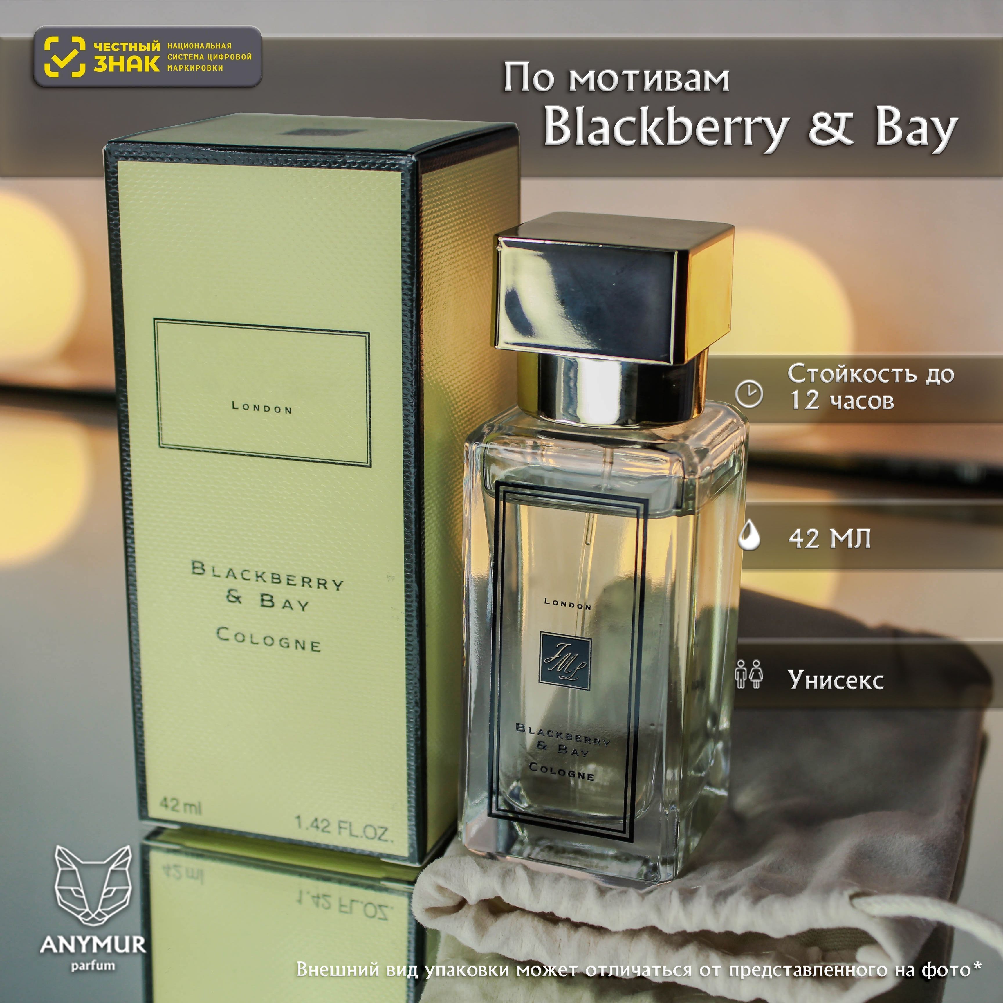 ANYMUR PARFUM Одеколон Духи унисекс Blackberry & Bay (ОАЭ) 42 мл