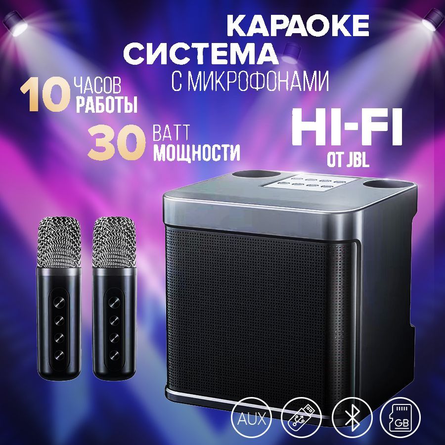 Караоке система Vita Musica с двумя беспроводными микрофонами