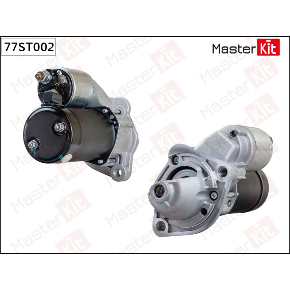 Стартер AUDI A4/A6, VW PASSAT 1.6-2.0 96-05 (1.1kw) Masterkit MASTERKIT 77ST002