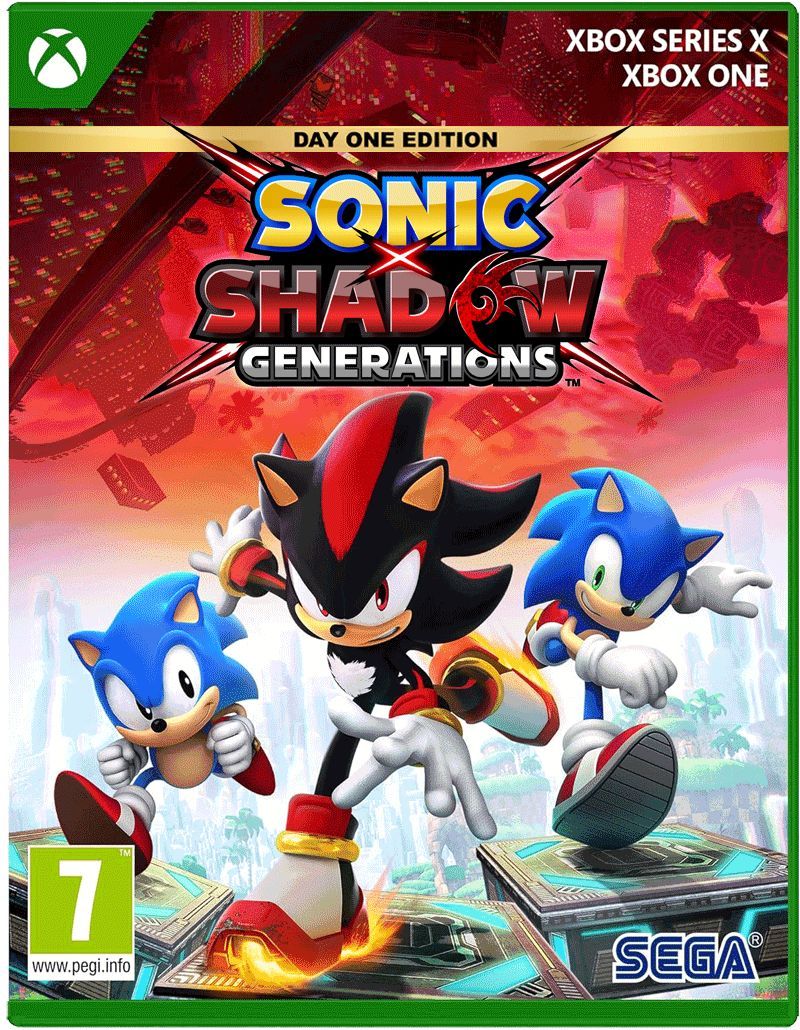 Игра Sonic x Shadow Generations Day One Edition (Xbox One, Xbox Series, Русские субтитры)