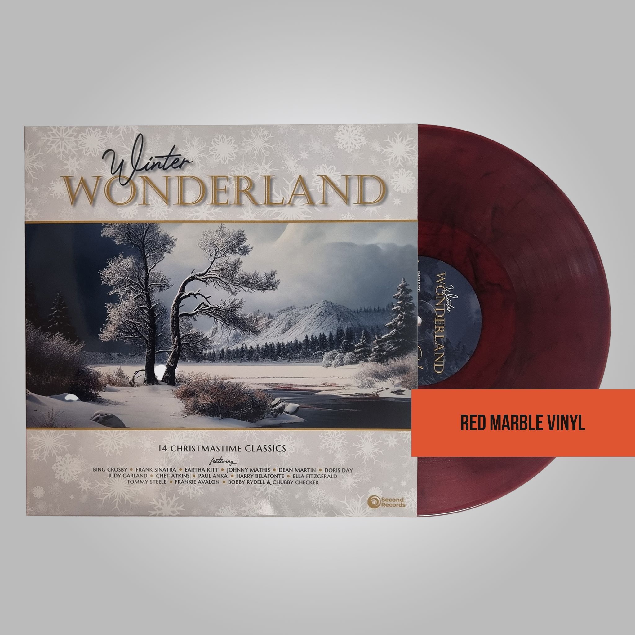 Сборник Winter Wonderland red marbeled LP виниловая пластинка