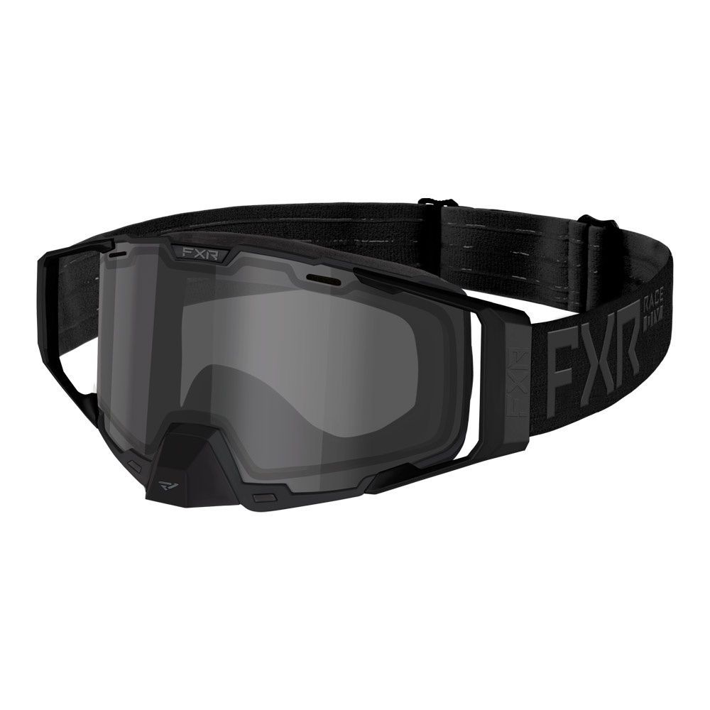 Зимние очки маска для снегохода и мотоцикла FXR Combat без подогрева, Black Ops