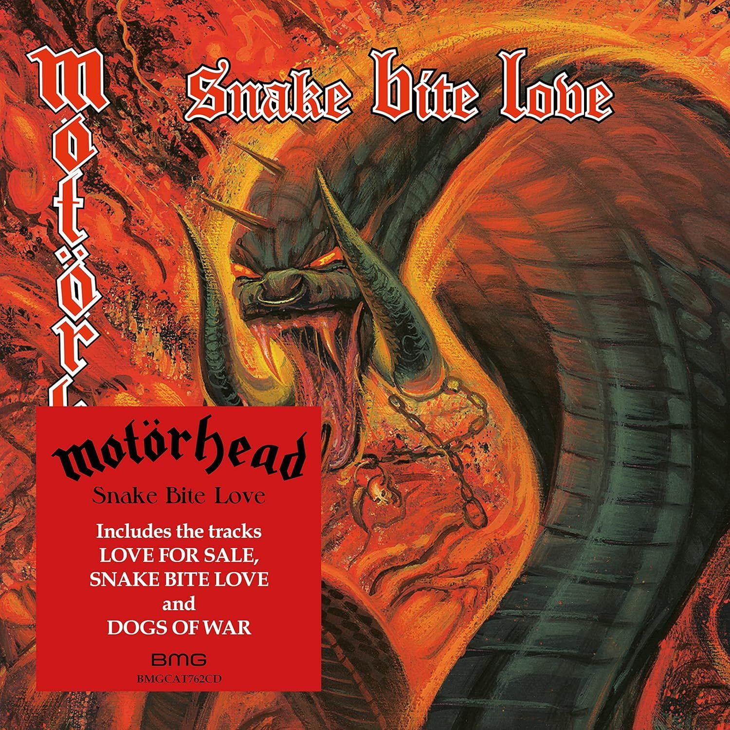 Музыкальный диск Motorhead - Snake Bite Love (1CD) 2023 BMG Digipack