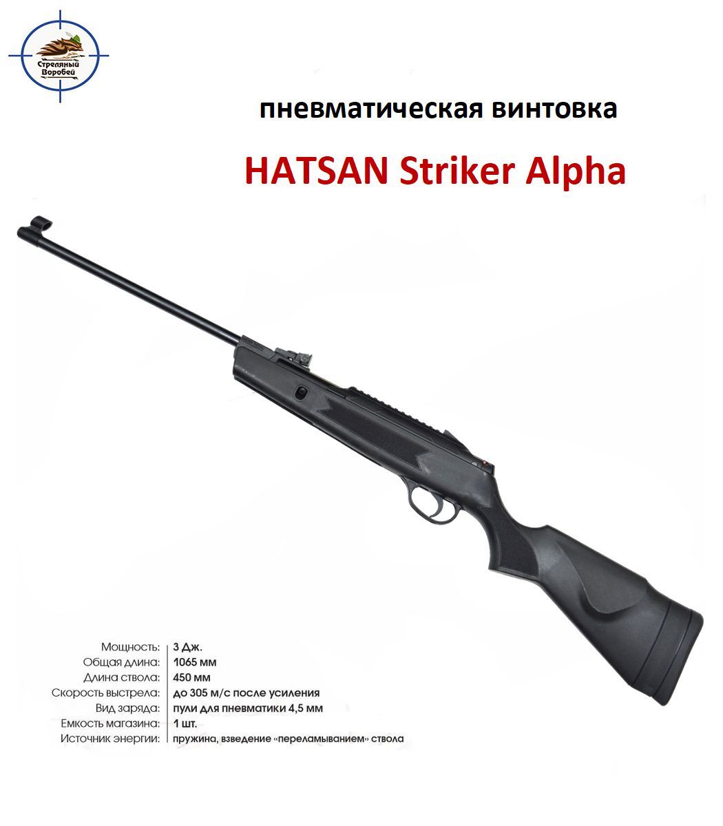 Пневматическая винтовка Hatsan Striker Alpha