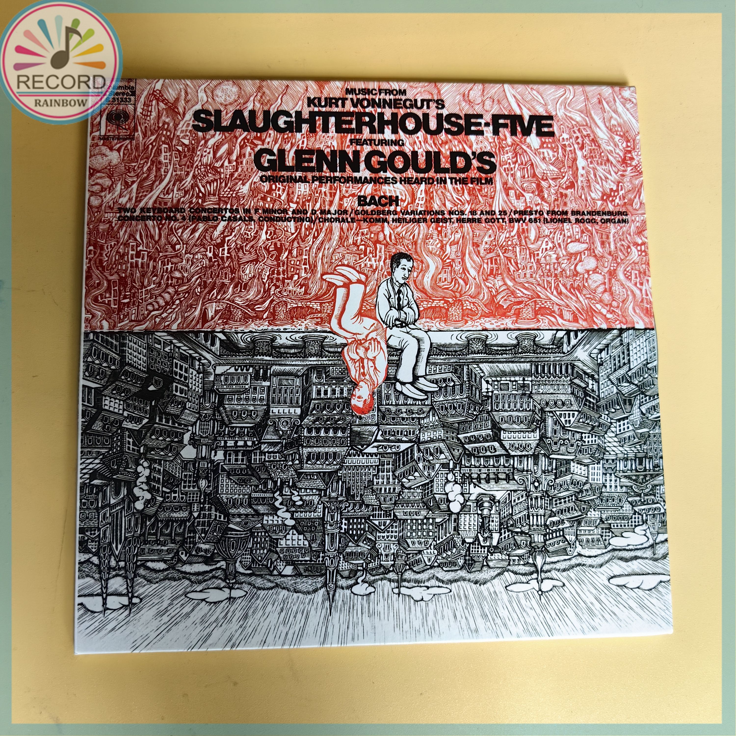 Bach Music From Kurt Vonnegut's Slaughterhouse Five Gould 2012 CD настоящий Герметичная упаковка совершенно новый