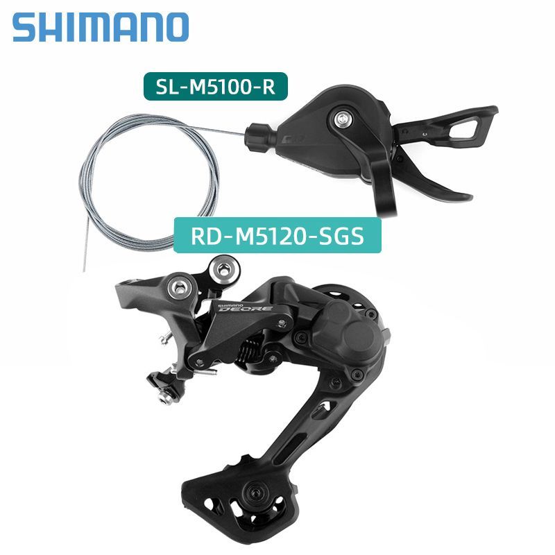 SHIMANO,горныйвелосипед,скорость1X11,переключательM5100(безокошка)+заднийпереключательM512,двакомплекта