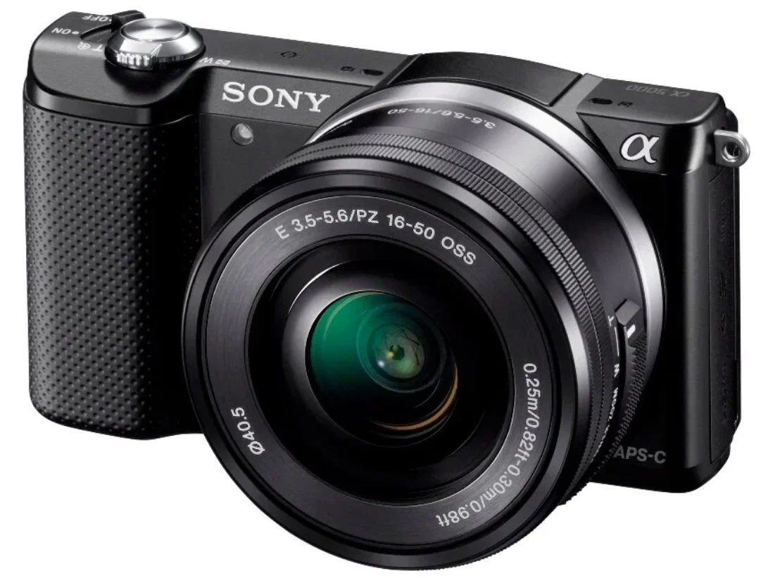 Sony Компактный фотоаппарат Alpha A5000 Kit E PZ 16-50mm F/3.5-5.6 OSS, черный