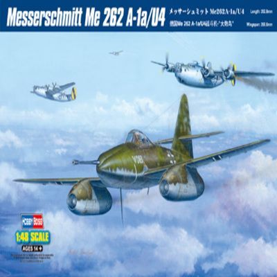 Сборная модель Самолет Messerschmitt Me-262 A-1a/U4