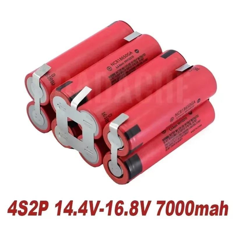 20A 18650 GA 3500 mAh 7000 mAh 3S 4S 5S 6S 8S 7.4V 12.6V 14.8V 18V 25.2V 29.6V Сварная батарея