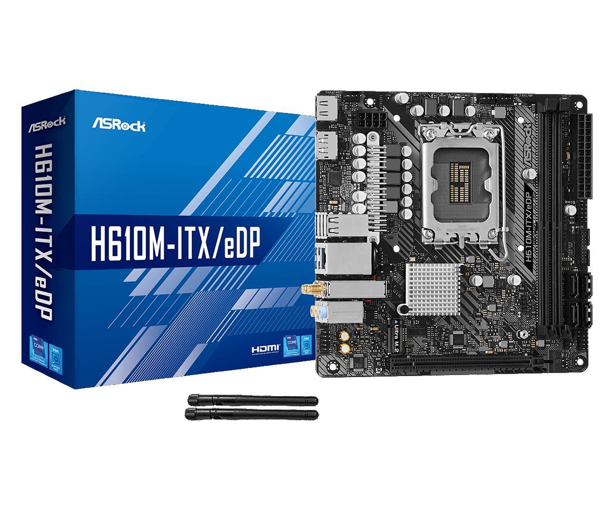 ASRock Материнская плата H610M-ITX/EDP DDR4