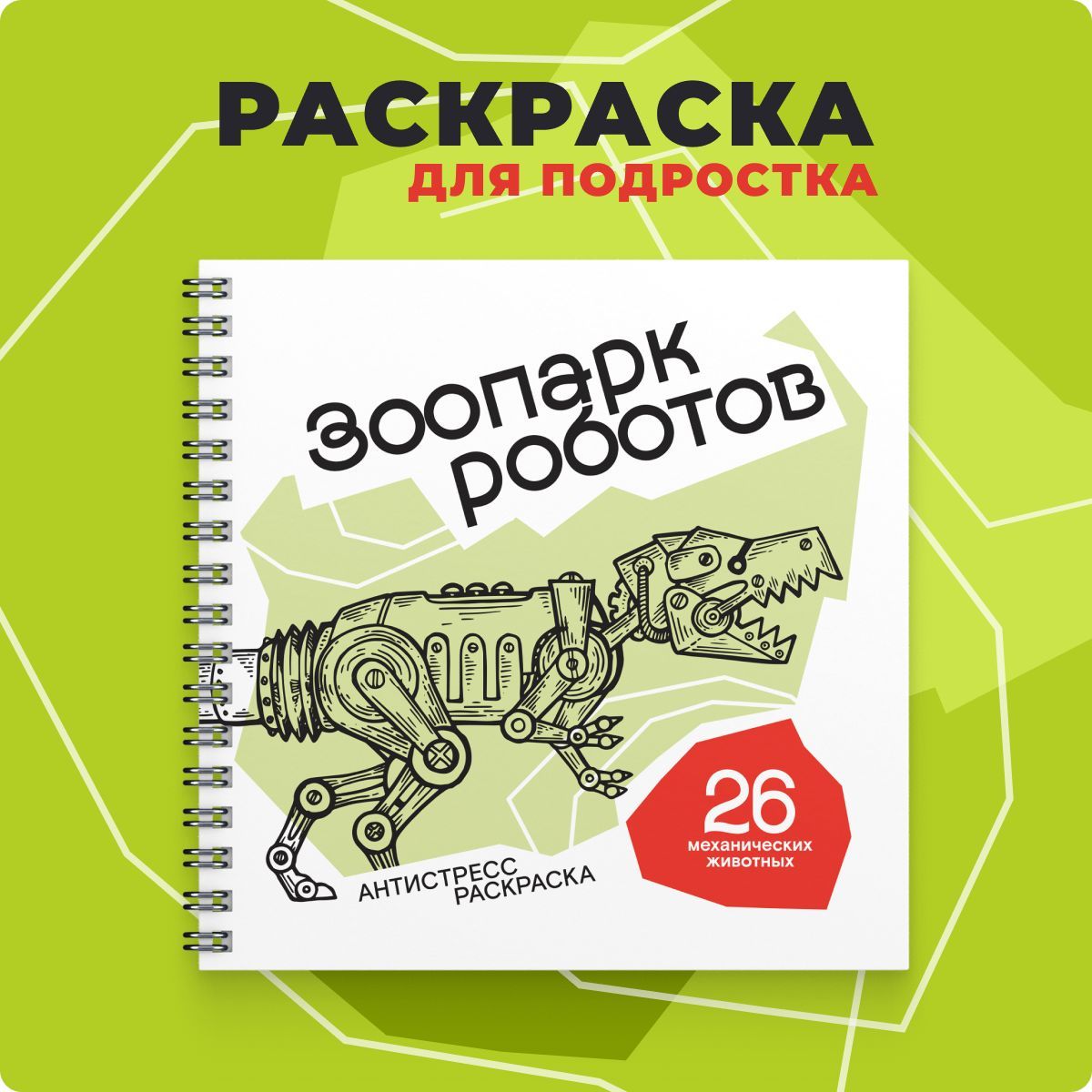 Раскраска для подростка, подарок для мальчика