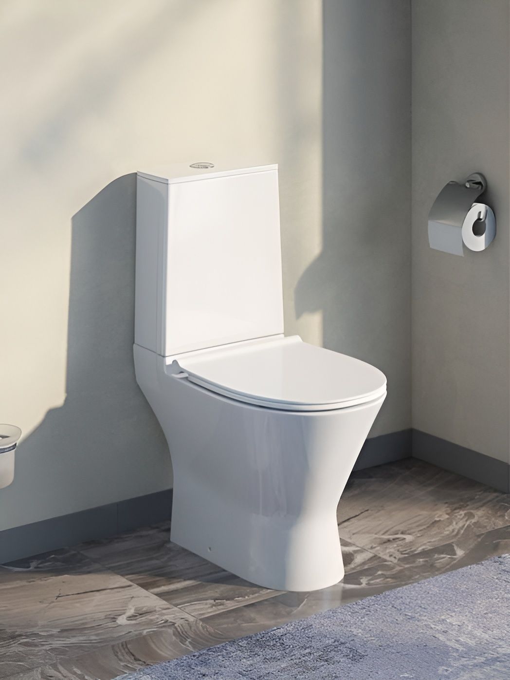 Фото товара на маркетплейсе ozon Унитаз-компакт напольный с сиденьем с микролифтом, IDDIS, Edifice, EDI2DSEi24