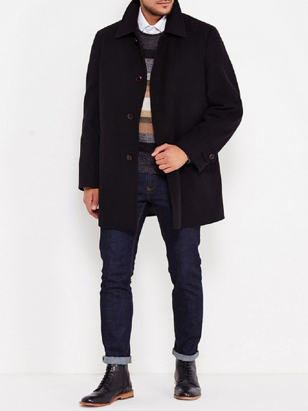 Пальто Berkytt, Еврозима, размер 54, цвет черный, Полиамид, Вискоза ...