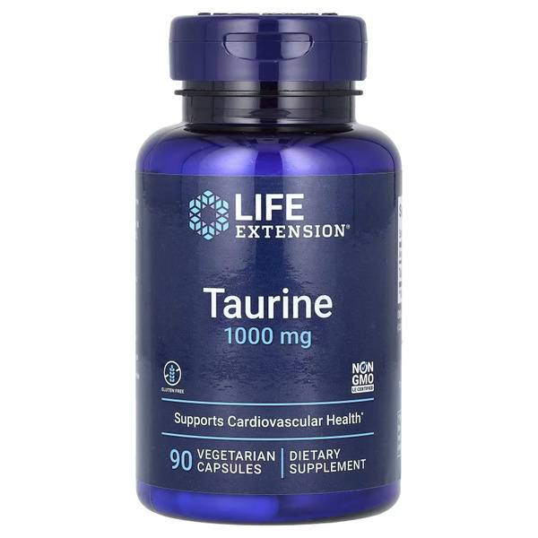 Таурин Life Extension Taurine 1000 мг 90 вегетарианских капсул купить ...