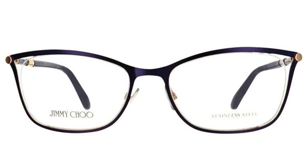 Женская оправа для очков Jimmy Choo JC134 J6S, цвет: синий, кошачий ...