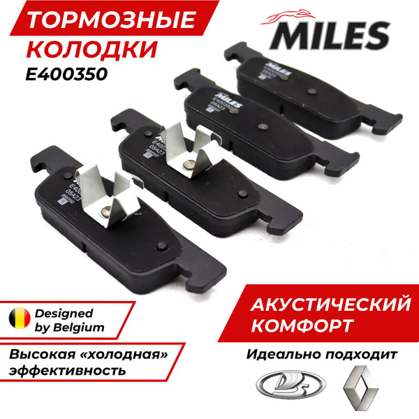 MILES Тормозные колодки передние