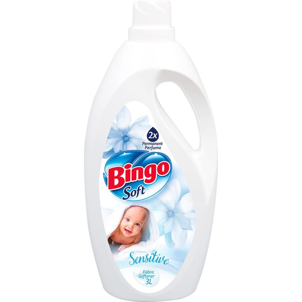 Кондиционер ополаскиватель для белья Bingo Soft SENSITIVE (Деликатный ...