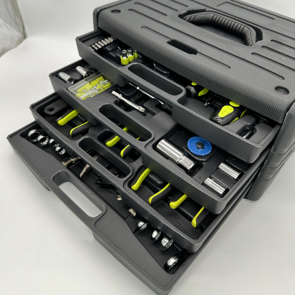 Набор инструментов для автомобиля и дома в чемодане, 100 предметов ...