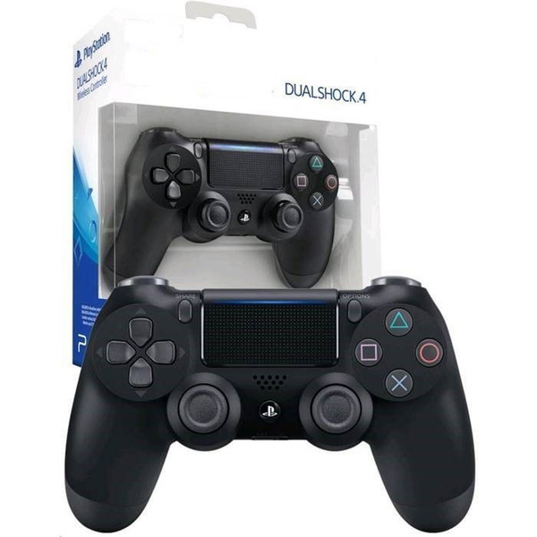 Беспроводной геймпад джойстик для PS4 , черный купить на OZON по низкой ...